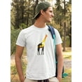 thumbnail image 2 of Beautiful Giraffe T-Shirt Men -Image by Shutterstock, Male x-Large, 2 of 4
