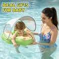 thumbnail image 3 of WonderStone  Kid Pool Float with  Canopy, Inflatable Swimming Float with Safety Seat, Water Toy for Kids Ages 1-5, Pool & Beach Toy for Boys and Girls, Yellow, 3 of 8