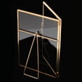 thumbnail image 3 of Metal & Glass Freestanding Photo Picture Frame Portrait Holder Display Photo Frame Freestanding Frame Home 14 x 16 cm, 3 of 9