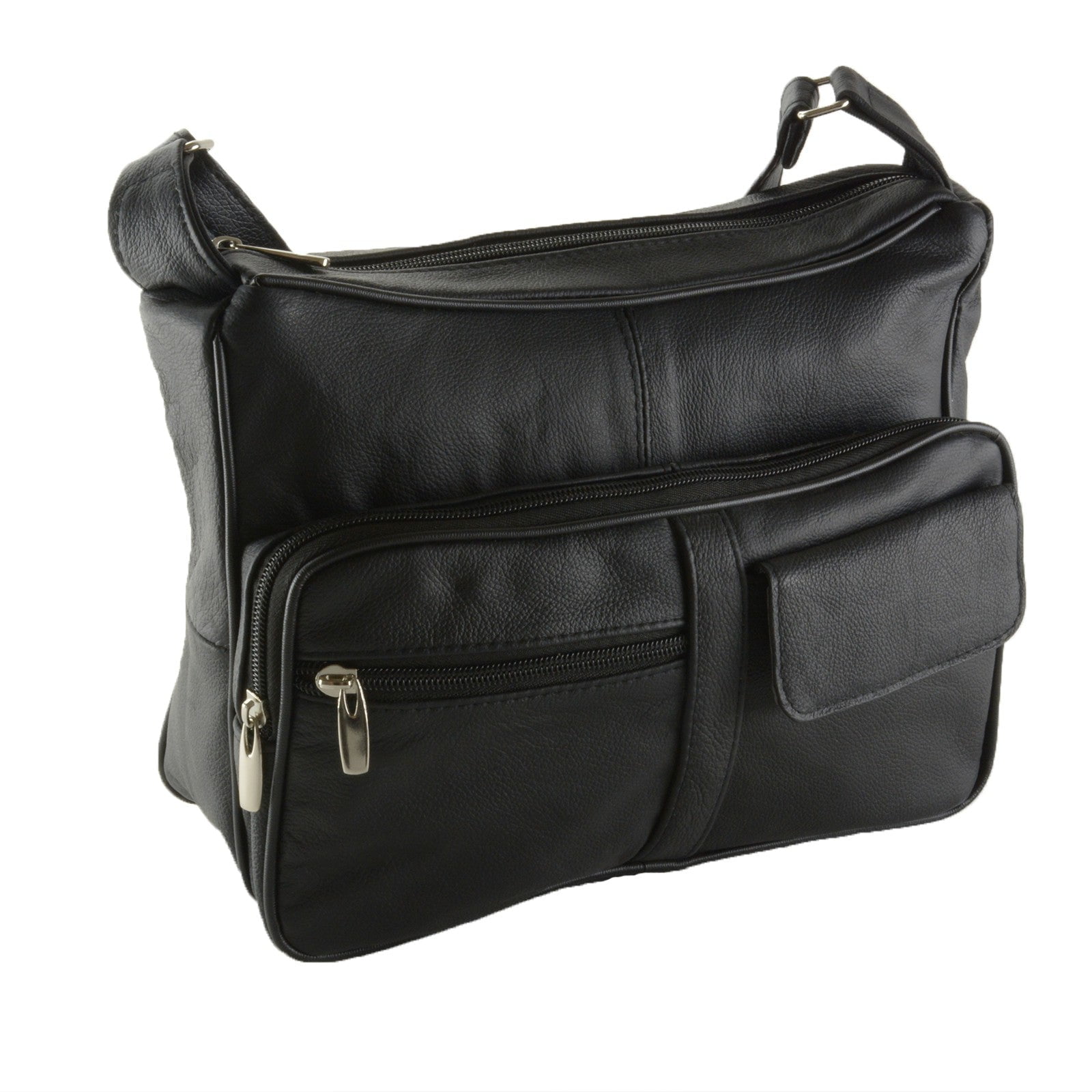 MARSHAL Medium Leather Handbag | Ladies Shoulder Bag | Organizer w ...