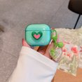 thumbnail image 5 of For AirPods 3rd Gen 2021/1/2/Pro case，Shockproof Glitter Heart TPU Case Cover With Heart Pandent, 5 of 5