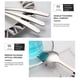 thumbnail image 4 of Advancent Tenedor 2 en 1, cucharas para ensalada, cuchara para Pastas, utensilios de cocina multifuncionales, tenedores portátiles para frutas, Mostrada Plata L, 4 of 6