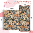 thumbnail image 5 of Pioneer Flower Floral Print Pattern Toddler Nap Mats for Kids Preschool,Sleeping Mat Bag or Kids,Toddler Sleeping Bag,Toddler Nap Mat or Daycare, 5 of 6