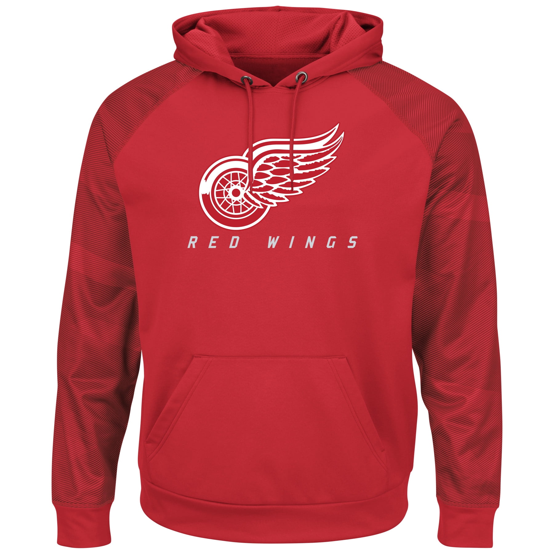Detroit Red Wings Majestic NHL Penalty Shot Men's Hooded Therma Base Sweatshirt by MAJESTIC LSG