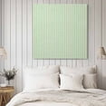 thumbnail image 4 of Sage Green Striped Wall Art Painting on Canvas, Modern Simple Farmhouse Beige Canvas Art Home Prints Wall Art Framed Modern Artwork for Living Room Bedroom Wall Decor 16x16in, 4 of 9