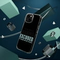 thumbnail image 4 of DistinctInk Clear Hybrid Case for Apple iPhone 13 Pro (6.1" Screen) - I'm So Good at Making Excuses - Slim Profile Design, 4 of 9