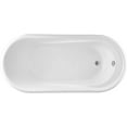 thumbnail image 1 of Vanity Art Acrylic Freestanding Soaking Bathtub with Overflow and Pop-Up Drain, 1 of 4