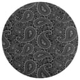 thumbnail image 3 of Pretty Bohemian Art Paisley Round Carpet Circle Rug Outdoor Patio Area Rug Washable Large Area Rugs Hallway Room Decor Fitness Mats, 3 of 8
