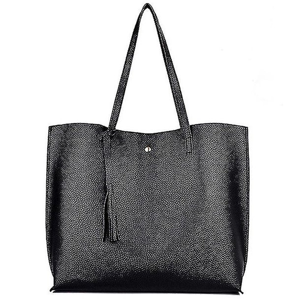 Las bolsas de asas para las mujeres, bolsos de las señoras de las mujeres bolso de hombro de la PU suave bolso de la taleguilla