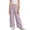Purple, variant on CPNG Girls Sweatpants Elastic High Waist Straight Wide Leg Baggy Pants Loose Fit Lightweight Breathable Street Style Casual Pants