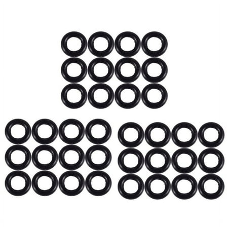 Black 9MM x 2.0mm Rubber Seals Oil Seal O Rings 36 PCS