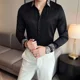 thumbnail image 5 of Camisas de hombre Camisas de negocios con gráficos florales para hombre Bordado Estilo coreano I Moda 2024 Slim Fit Estética Diseñador Social Cool, 5 of 5