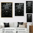 thumbnail image 4 of Designart "Tribal African Masks II" African Tribes Wall Art Living Room, 4 of 5