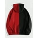 thumbnail image 2 of Sudadera con capucha COZYEASE Zip Up Graphic Y2K para hombre, color negro y rojo, 2 of 7