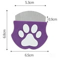 thumbnail image 7 of Pet Detangling Flea Comb, Dog Facial Eye Comb, Stainless Steel Tear Stain Remover, Round-Head Grooming Comb for Dog Cat, 7 of 7