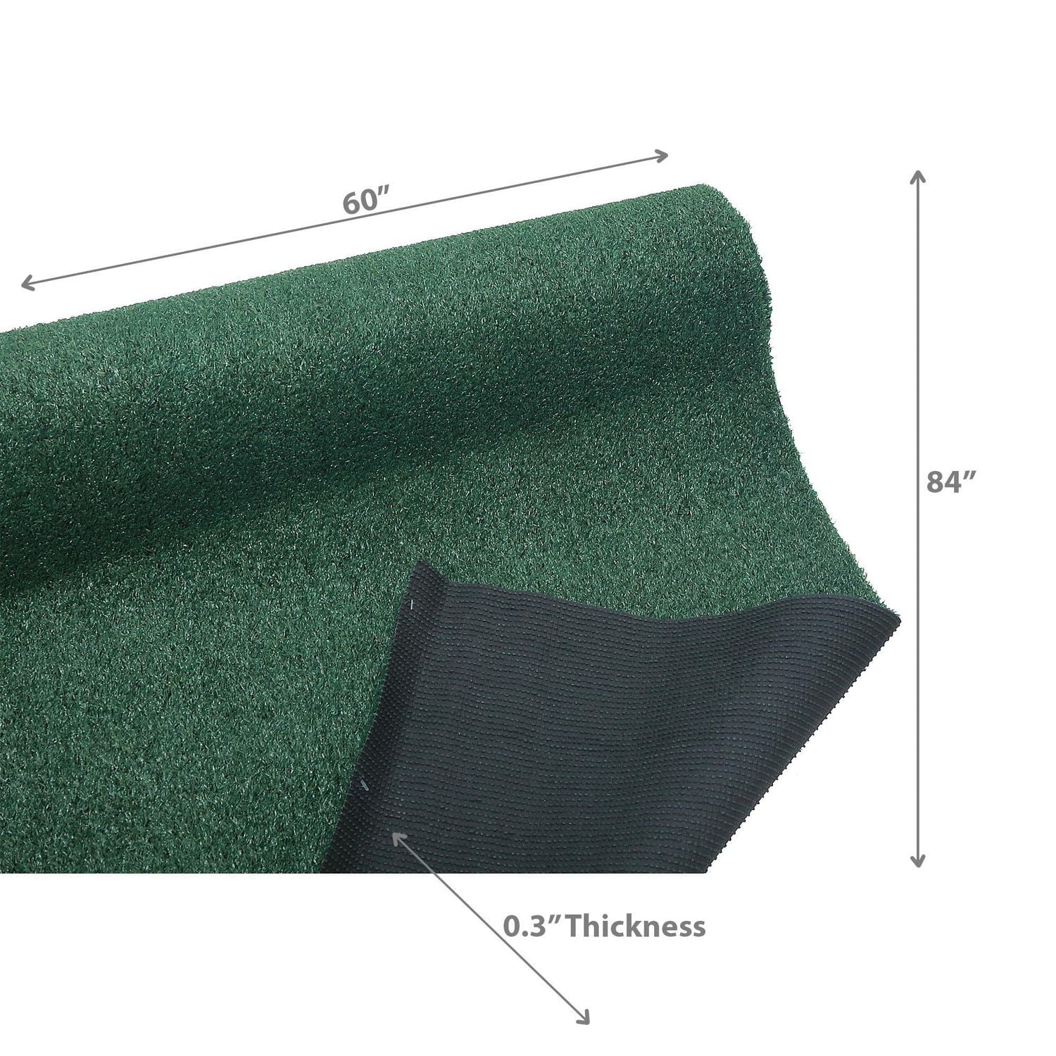 Rouleaux D'Herbe Fraîche Coupés Avec Pdq 5 'X 7' Mm