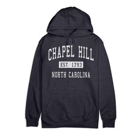 Chapel Hill North Carolina Classic Established Premium Cotton Hoodie