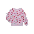 thumbnail image 6 of 365 Kids by Garanimals Girls Sweatshirt and Sweatpants Kid-Pack Outfit Set, 6-Piece, Sizes 4-10, 6 of 7