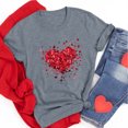 thumbnail image 6 of VKOYWKM Valentines Day Heart Tshirt for Women Love Graphic Tees Holiday Tops Short Sleeve Casual Spring Clothes Loose Fit Crew Neck Valentine Tees, 6 of 7