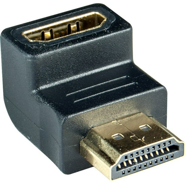 Cable Wholesale HDMI Right Angle Adapter&#44; HDMI Male to HDMI Female&#44; Degree Walmart.com