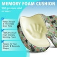 thumbnail image 5 of Premium Dog Pattern Memory Foam Seat Cushion Ergonomic Chair Pad for Office Chair, Car, Airplane & Bleachers Sciatica, Tailbone Hip & Back Pain Relief - Chair Cushion for Long Office Workers., 5 of 5