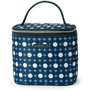 Fulton Bag Co. Thermal Insulated Zippered Lunch Bag Box (Upright) Hardbody Sturdy (Modern Daisy Blue)