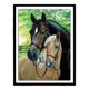 thumbnail image 2 of Kit de pintura de diamantes 5D, kit de collage de diamantes de imitación, kit de manualidades, decoración de pared 40x50cm, caballo negro, caballo blanco., 2 of 5