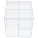 thumbnail image 3 of 8 cajas cuadradas de plástico transparente con tapas., 3 of 6
