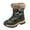 Camouflage, variant on Womens Fuzzy Platform Non Slip Winter Boots Wide Toe Box Mid Calf Snow Booties Comfortable Slip On Walking Shoes with Front Zipper White 7