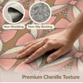 thumbnail image 6 of ODIKA Scroll Knot Dainty Delicate Border Trellis Scattered Coquette Ribbon Refined for Dining Room, Basement, Large Office, Non-Slip Chair-Friendly, 6 of 7