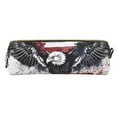 thumbnail image 2 of Ratiio American Flag Eagle Art Pattern Leather Pencil Case, Pencil Pouch with Durable Zipper, Compact and Stylish Organizer for Stationery, Art Supplies, Travel Essentials, 2 of 8