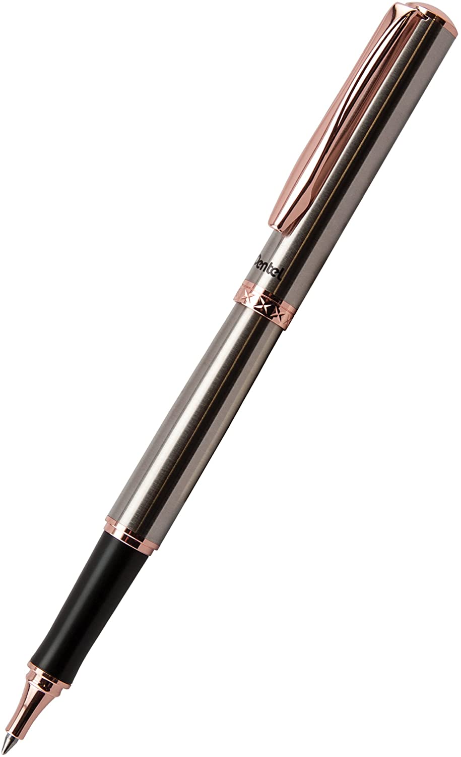 新作商品 Rose Gold - Pentel Libretto Roller Gel Pen, Gold, Black Ink with Gift Box, Pen 0.7mm, 1 Pack K600PG-A
