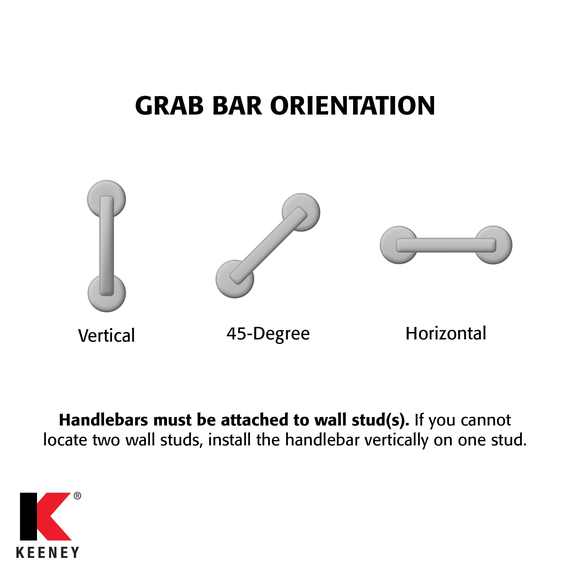 Keeney GB2023-24PC Infinity Grab Bar, Polished Chrome, 24 inch - Walmart.com