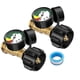 thumbnail image 1 of 2 Pack Propane Tank Gauge Level Indicator, Propane Gauge, Propane Gas Pressure Gauge Propane Heater, Fire Pit, BBQ Grill SZRH A-M, 1 of 5
