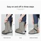 thumbnail image 5 of 1 par de cubiertas para zapatos impermeables Matsuzay antideslizantes Café S, 5 of 6