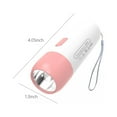 thumbnail image 3 of Pink Rechargeable LED Flashlight 1000 Lumens 3 Modes IPX5 Waterproof Handheld Torch for Outdoor Camping Hiking Emergency Light, 3 of 6