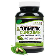 Turmeric Curcumin Bioperine Complex with Black Pepper Extract, 1650 mg, 90-count bottle