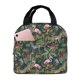 thumbnail image 1 of Disketp Flamingos And Palm Leaves Bolsa Térmica para Almuerzo para Hombre y Mujer, Ideal para Trabajo, Senderismo y Picnic, 1 of 8