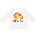 thumbnail image 3 of Inktastic I Love My Papi Childs Boys or Girls Long Sleeve Toddler T-Shirt, 3 of 5