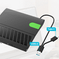 thumbnail image 2 of Lecteur DVD Externe Slim Type-C USB 3.0 pour PC Portable, 2 of 8