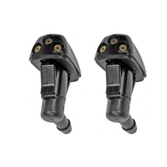2 Pc Windshield Washer Nozzle Front 3 Holes Fits: Kia Spectra 2003-2009