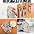 thumbnail image 7 of Dreamtimes London Newspaper British Flag Phone Booth Kitchen Towels Dish Bar Tea Towel Dishcloths Set of 4 Super Absorbent Soft 18 x 28 inches, 7 of 7