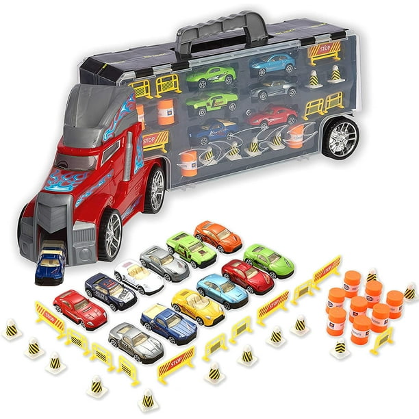 metal car carrier toy truck