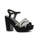 thumbnail image 4 of Zapatillas Wildcat para Mujer Tacon Ancho Fiesta Negro Plataforma 26, 4 of 6