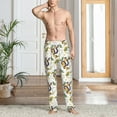 thumbnail image 4 of Salouo Snake And Moon Print Pajama Pants for Men, Lounge Pants Elastic Waistband Casual Men's sleepwear Loungewear Sleep Pajama Pant -X-Large, 4 of 7