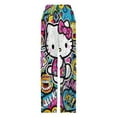 thumbnail image 5 of Hello Kitty Pajamas Pants Soft Elastic Waist PJ Bottoms Comfy Lounge Long Pants, 5 of 7