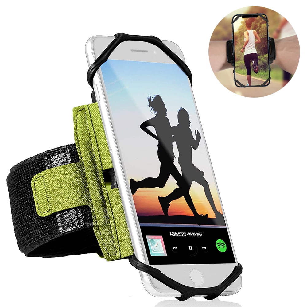 360° Rotatable Running Phone Armband with Key Holder Adjustable
