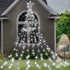thumbnail image 1 of Luces de cadena solares Vhermosa 317 LED 8 modos a prueba de agua para jardín Navidad, 1 of 6