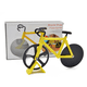 thumbnail image 4 of Cuchillo para pizza Cortador de pizza en forma de bicicleta Cuchillo para pizza de acero inoxidable Cuchillo para pizza de doble rueda, 4 of 4