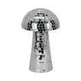 thumbnail image 6 of Mosaic Mushroom Figurine for Home Decor - Modern Mirror Sculpture for Living Room, Bathroom, Office, and Shelf Decor - Modern Ornaments Accents for Coffee Table and Room Styling - 10", Silver, 6 of 12